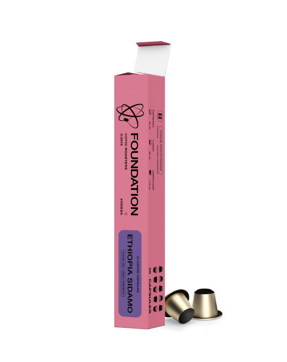 Кава у капсулах FOUNDATION COFFEE ROASTERS Ефіопія Sidamo 10 шт.