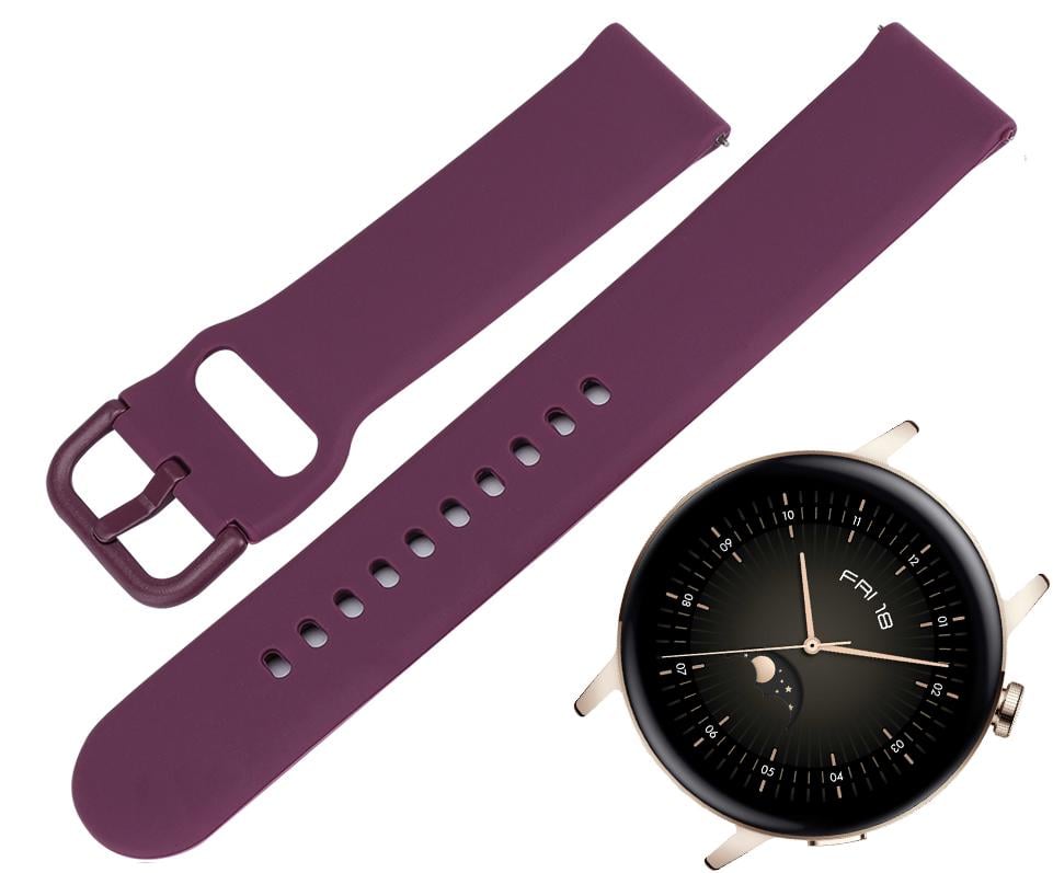 Ремешок Matte Style для Huawei Watch GT3 42 мм Violet (26271-2F) - фото 2 Ремешок Matte Style для Huawei Watch GT3 42 мм Violet (26271-2F) - фото 2