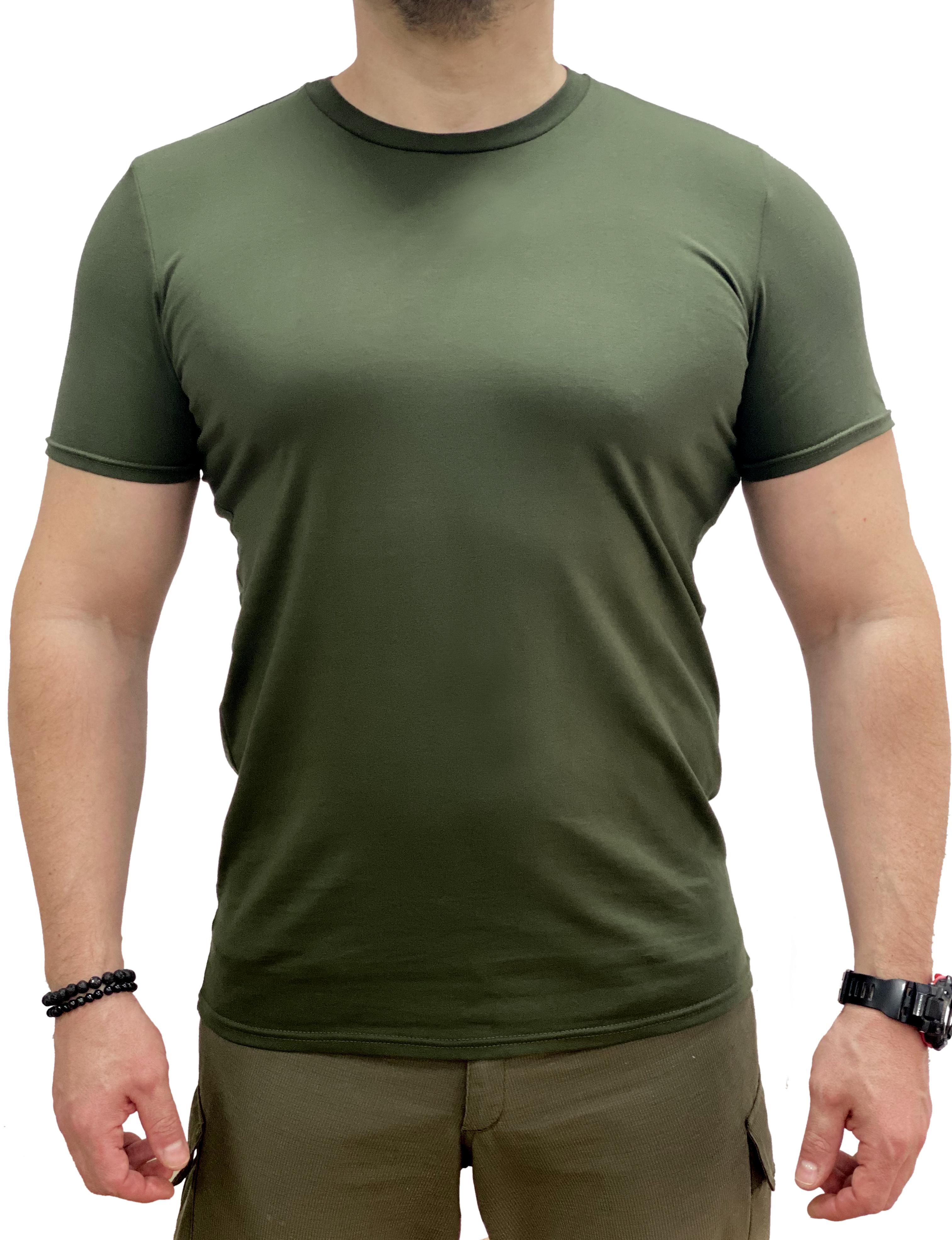 Футболка UMA стрейч кулир XL Олива (041104)