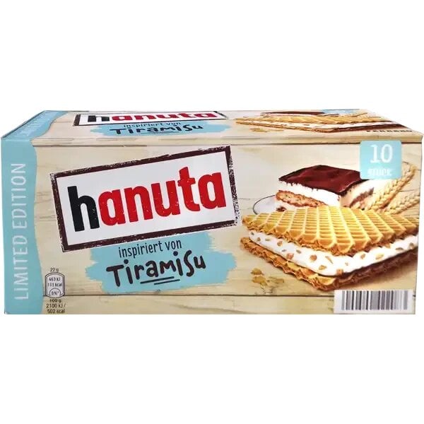 Вафлі Ferrero Hanuta Tiramisu 220 г (2210445936) Вафлі Ferrero Hanuta Tiramisu 220 г (2210445936)