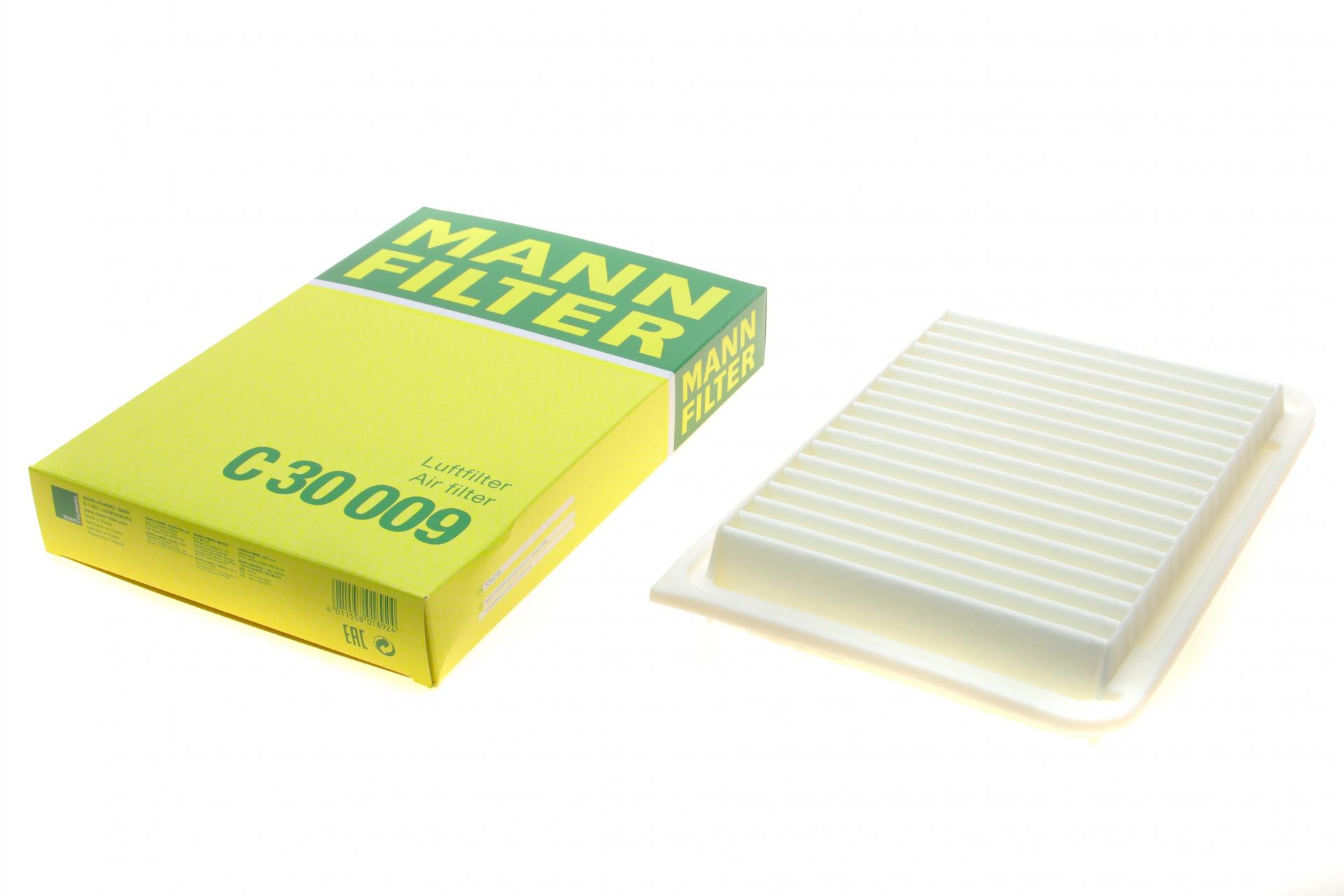 Фільтр повітряний Mann-Filter для Lexus ES 2,5L 12-18/Toyota Camry 2,0-2,5 01-17/Venza 2,7 08-16 (C 30 009)
