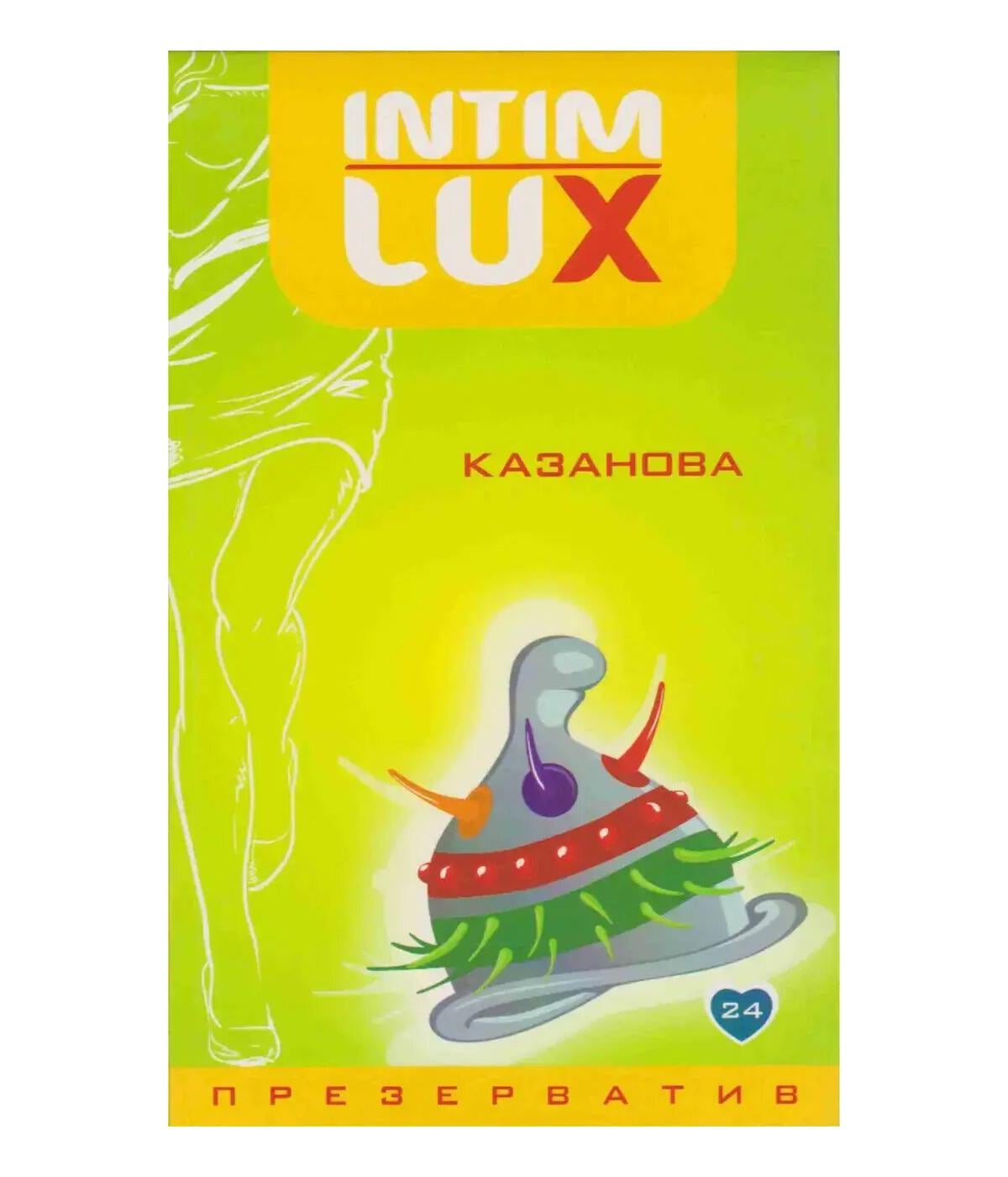 Презерватив із вусиками Intim Lux Казанова латексний 1 шт. (L3680)