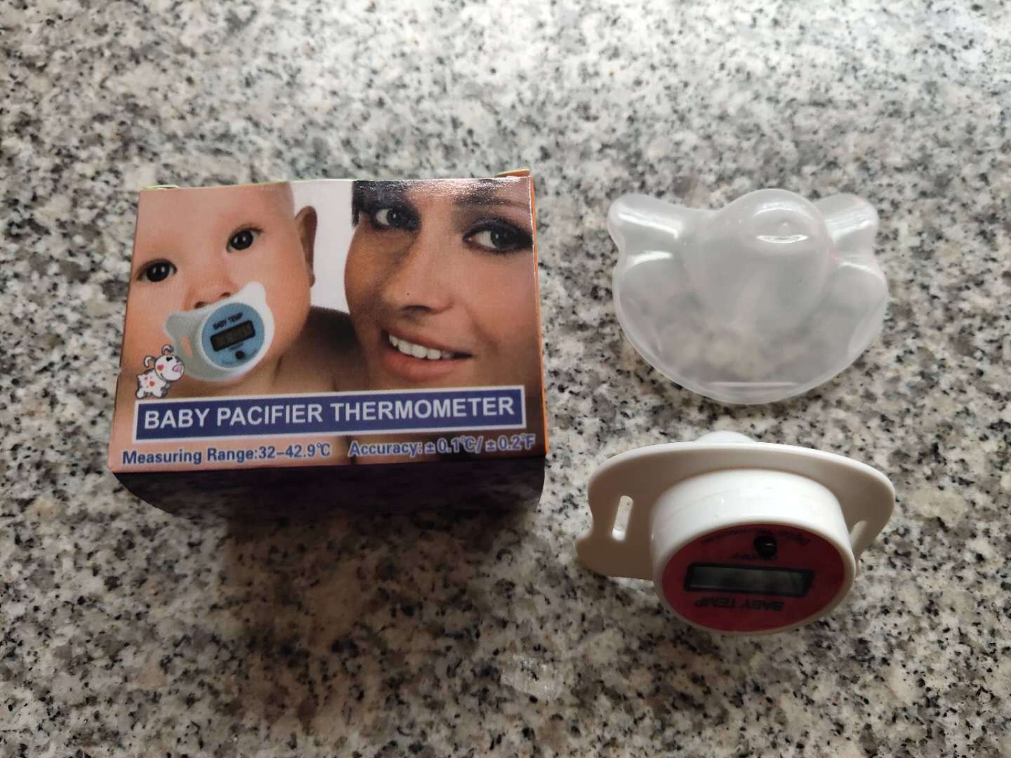 Термометр-пустышка Baby Temp Pacifier для малышей Розовый - фото 5