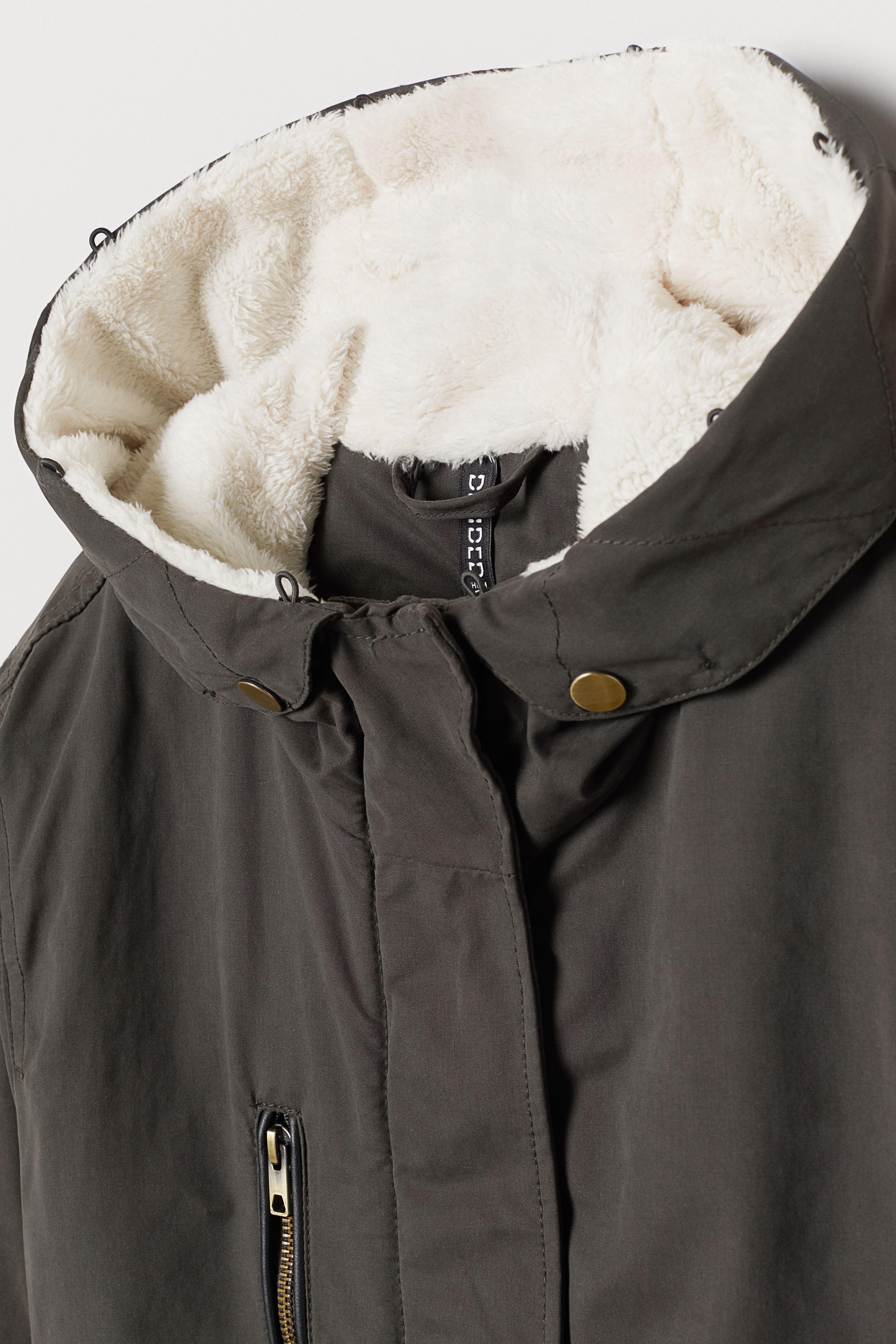 Парка H&M S Темно-серый (6935088) - фото 2 Парка H&M S Темно-серый (6935088) - фото 2