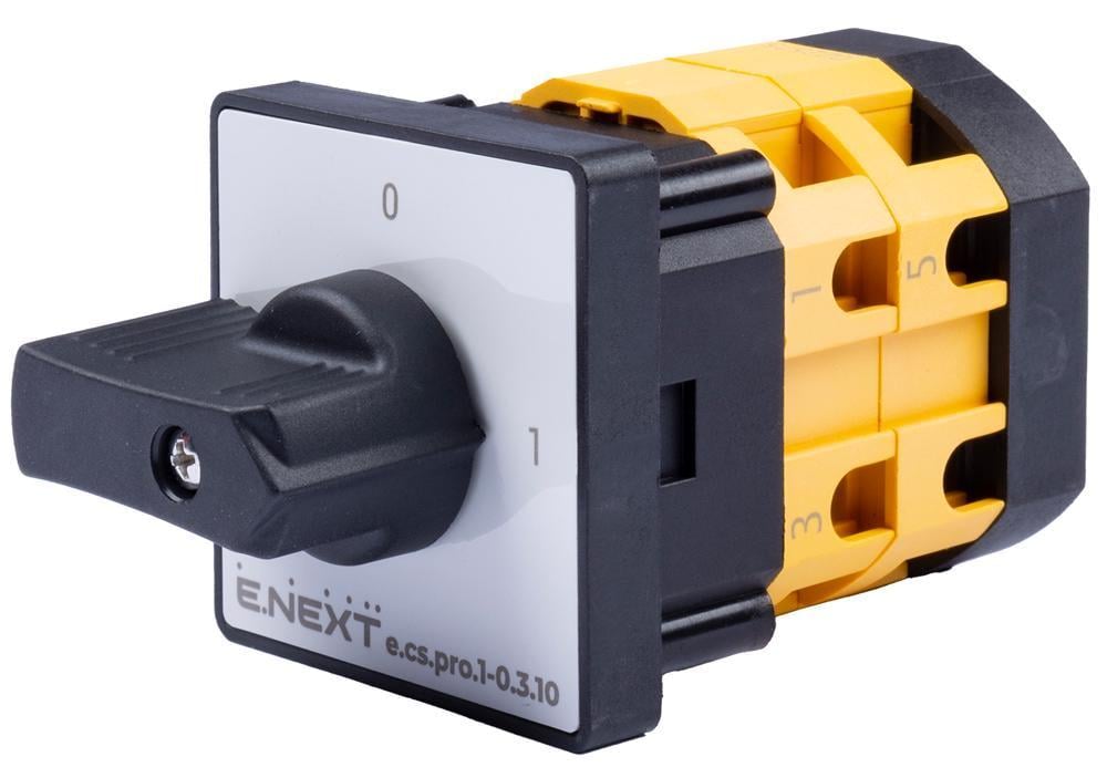 Перемикач пакетний E.NEXT e.cs.pro.1-0.3.10 0-1 3P 10A 440V (p093011)
