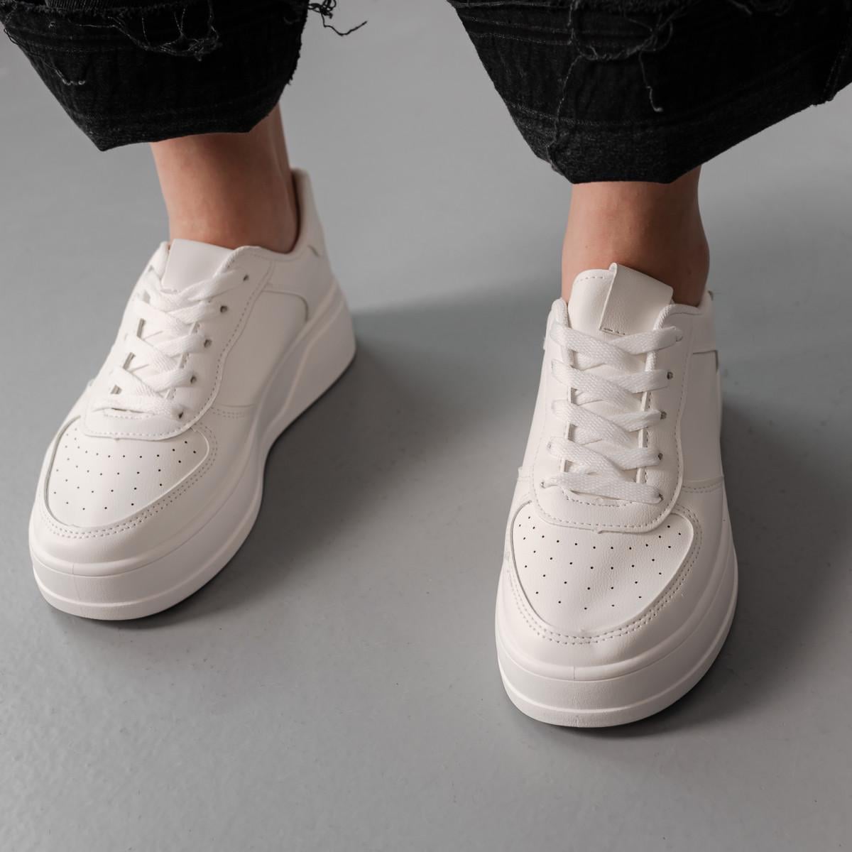 Кроссовки женские Fashion Sandy 3943 р. 37 24 см Белый (10424813)