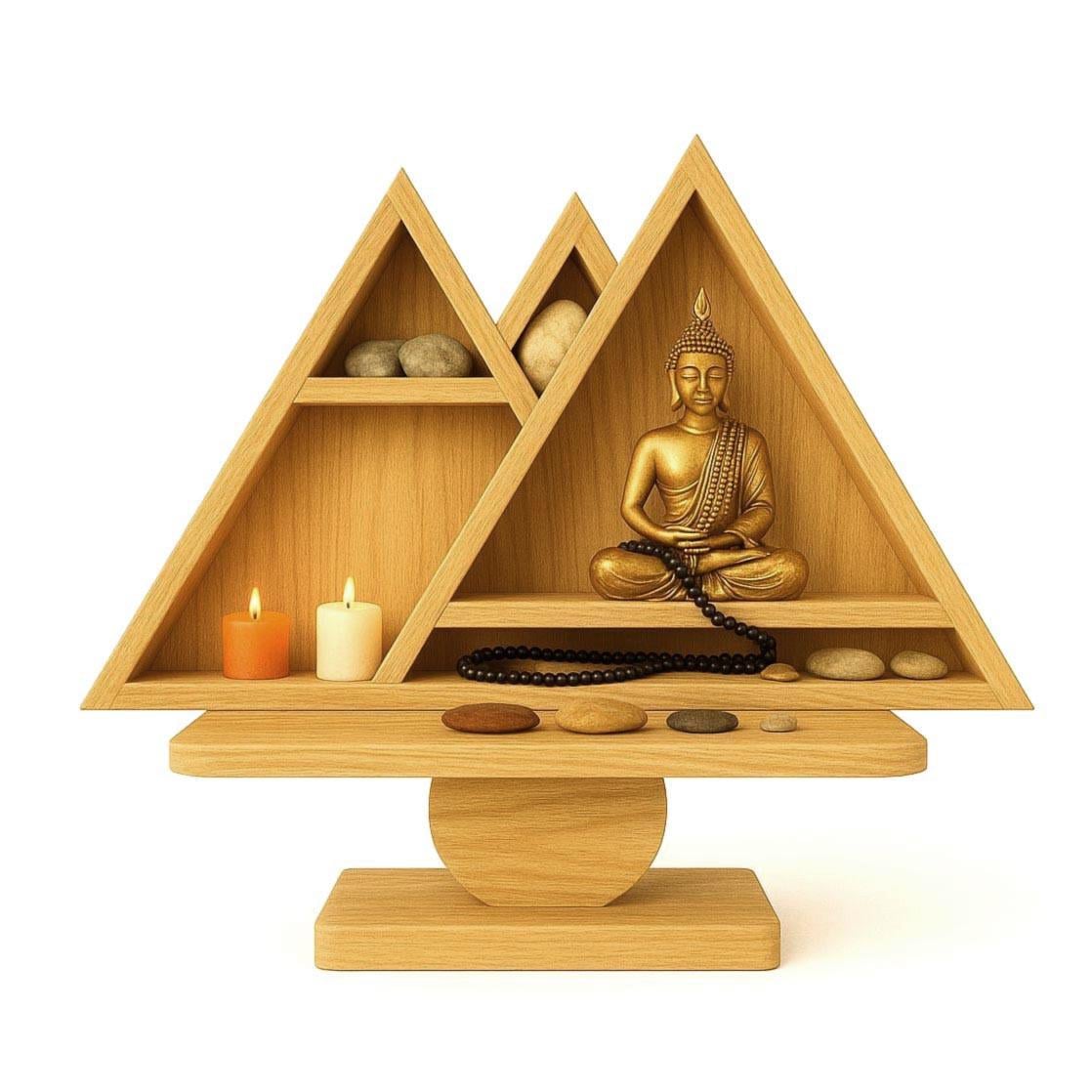 Алтарь для медитации из дерева Ясмина Карри (ЛАТ-004803)