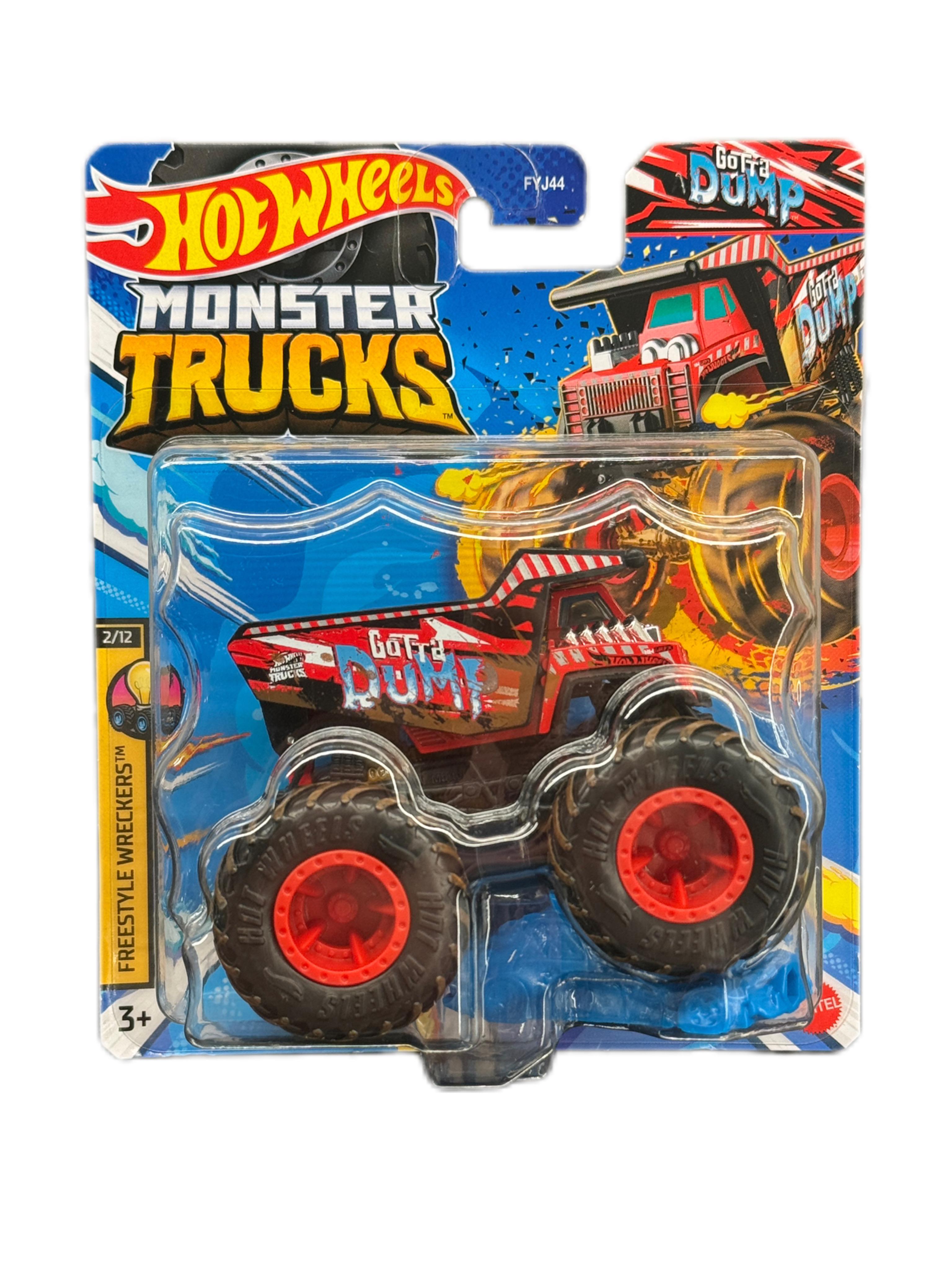 Игрушечная машинка-внедорожник Hot Wheels Monster truck TFreestyle Wreckers 2/12 Gotta Dump (18998988)