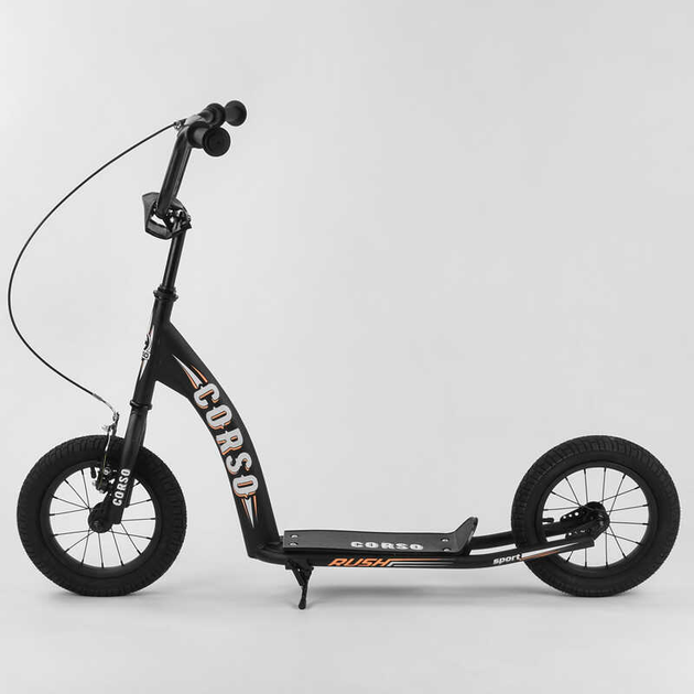 Самокат Corso CR-T 7171/1 ручной передний тормоз/колеса надувные 12" (25155950) - фото 2