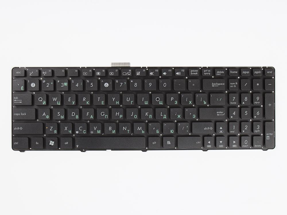 Клавіатура для ноутбука ASUS U52/U53/U56 RU/EN Black