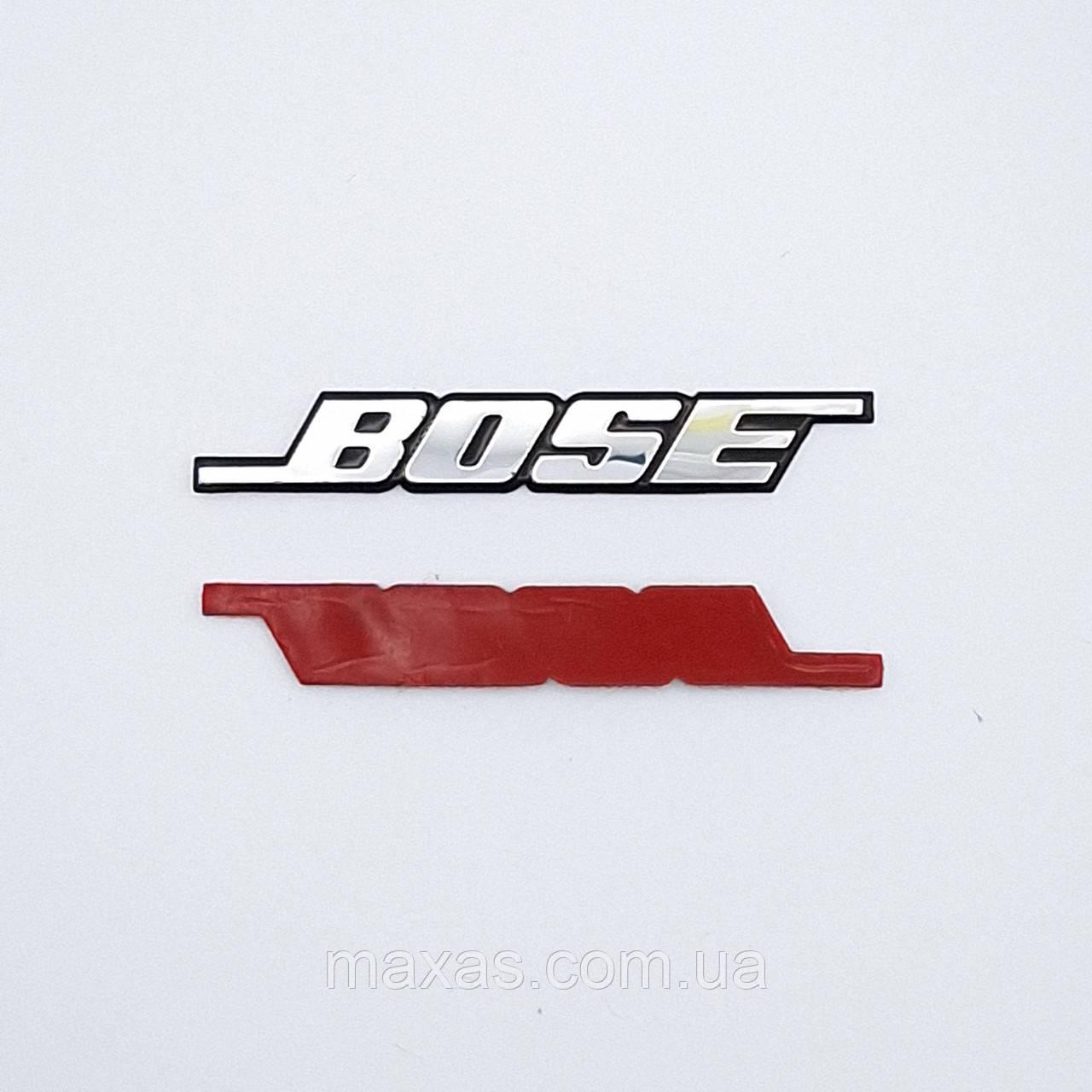 Эмблема Bose на сетку динамика 5,3х0,8 см (1670543338)