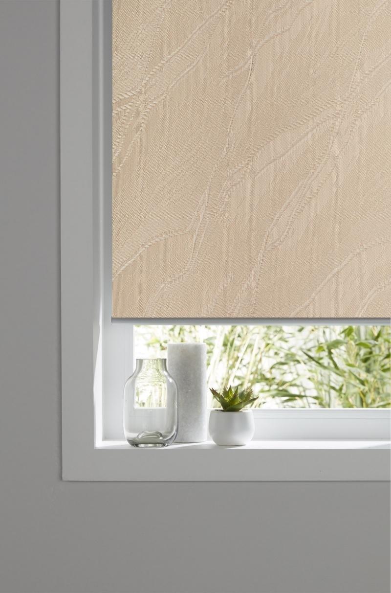 Рулонная штора NewTex Вода 25х165 см Бежевый (1839) - фото 3 Рулонная штора NewTex Вода 25х165 см Бежевый (1839) - фото 3