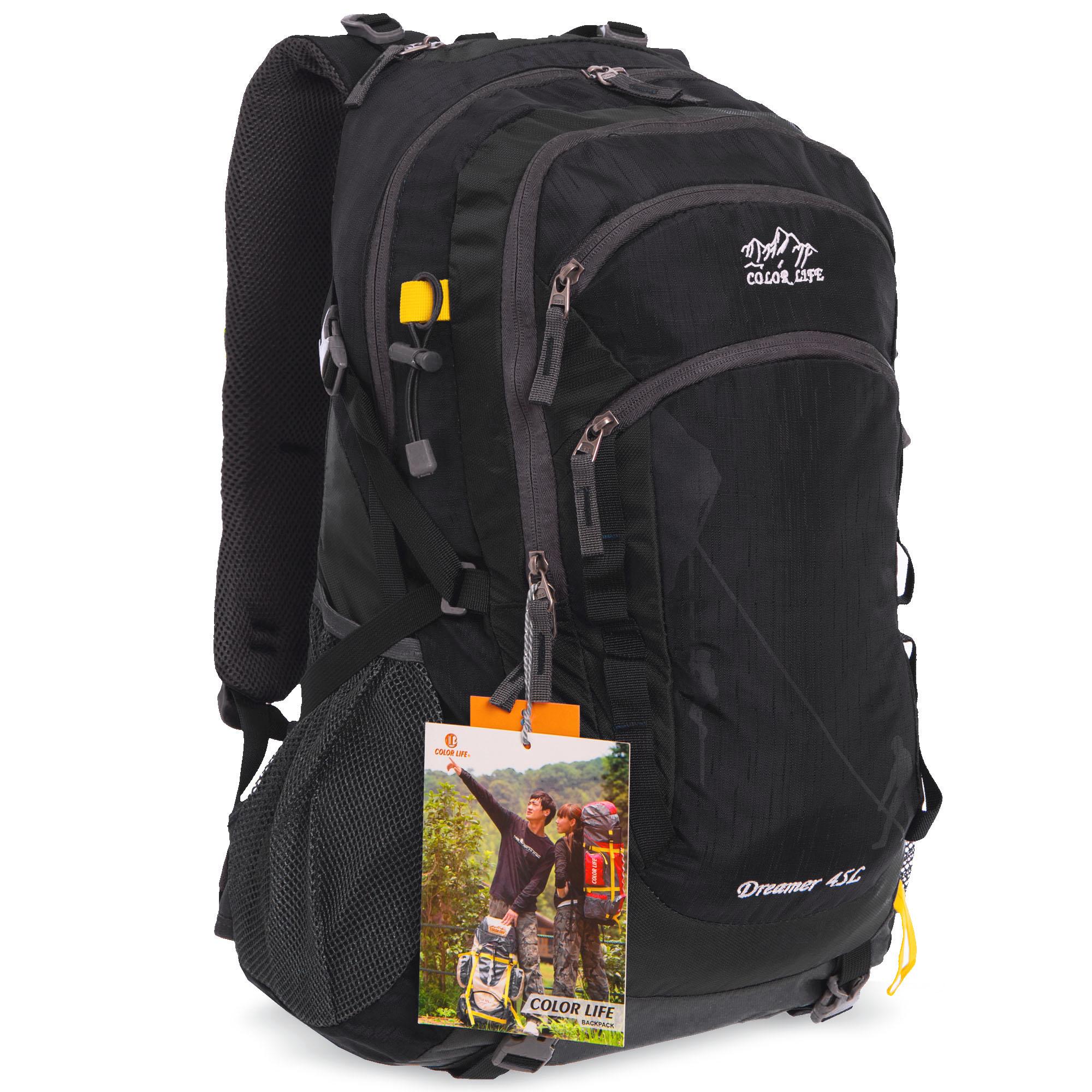 Рюкзак спортивный COLOR LIFE TY-5239 40 л Черный (DR011289)