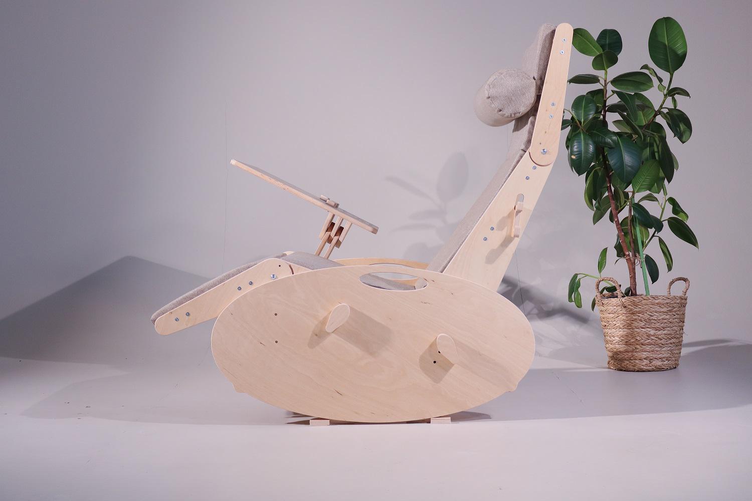 Стіл комп'ютерний трансформер ТО-17 для роботи напів-лежачи та лежачи Натуральний Стіл комп'ютерний трансформер ТО-17 для роботи напів-лежачи та лежачи Натуральний