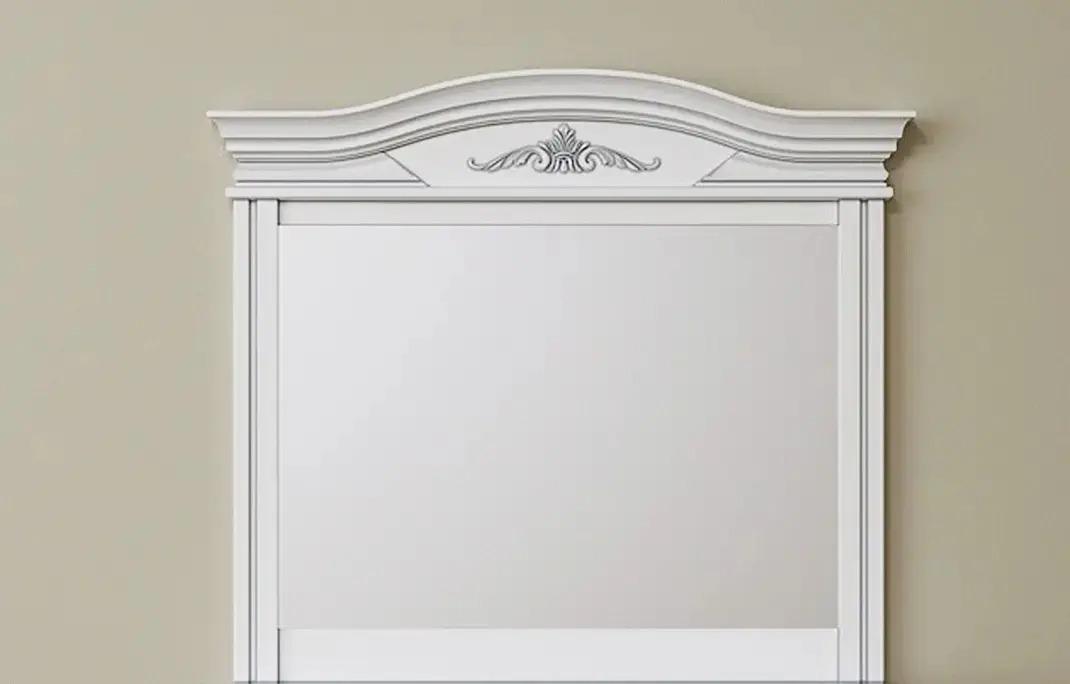 Настенное зеркало Мікс Меблі Маргарита Белый (натуральное дерево) Настенное зеркало Мікс Меблі Маргарита Белый (натуральное дерево)