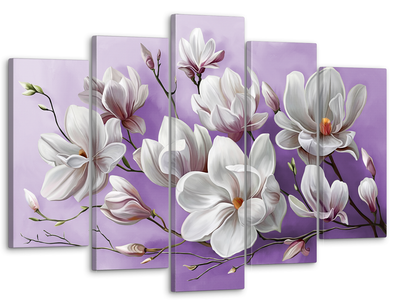 Картина модульная на холсте DK Магнолии 80x125 см (MK50298)