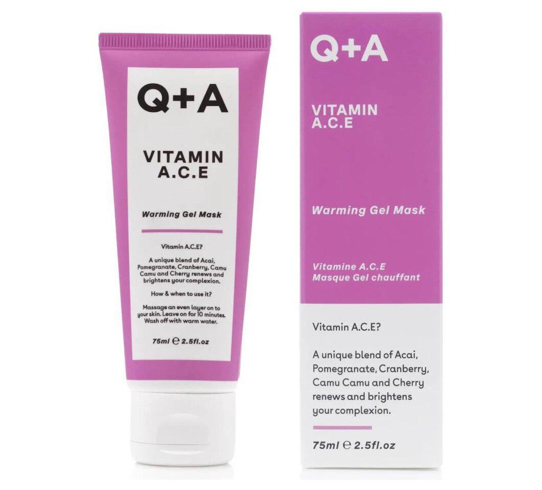 Маска для лица Q+A Vitamin ACE Warming Gel Mask мультивитаминная 75 мл