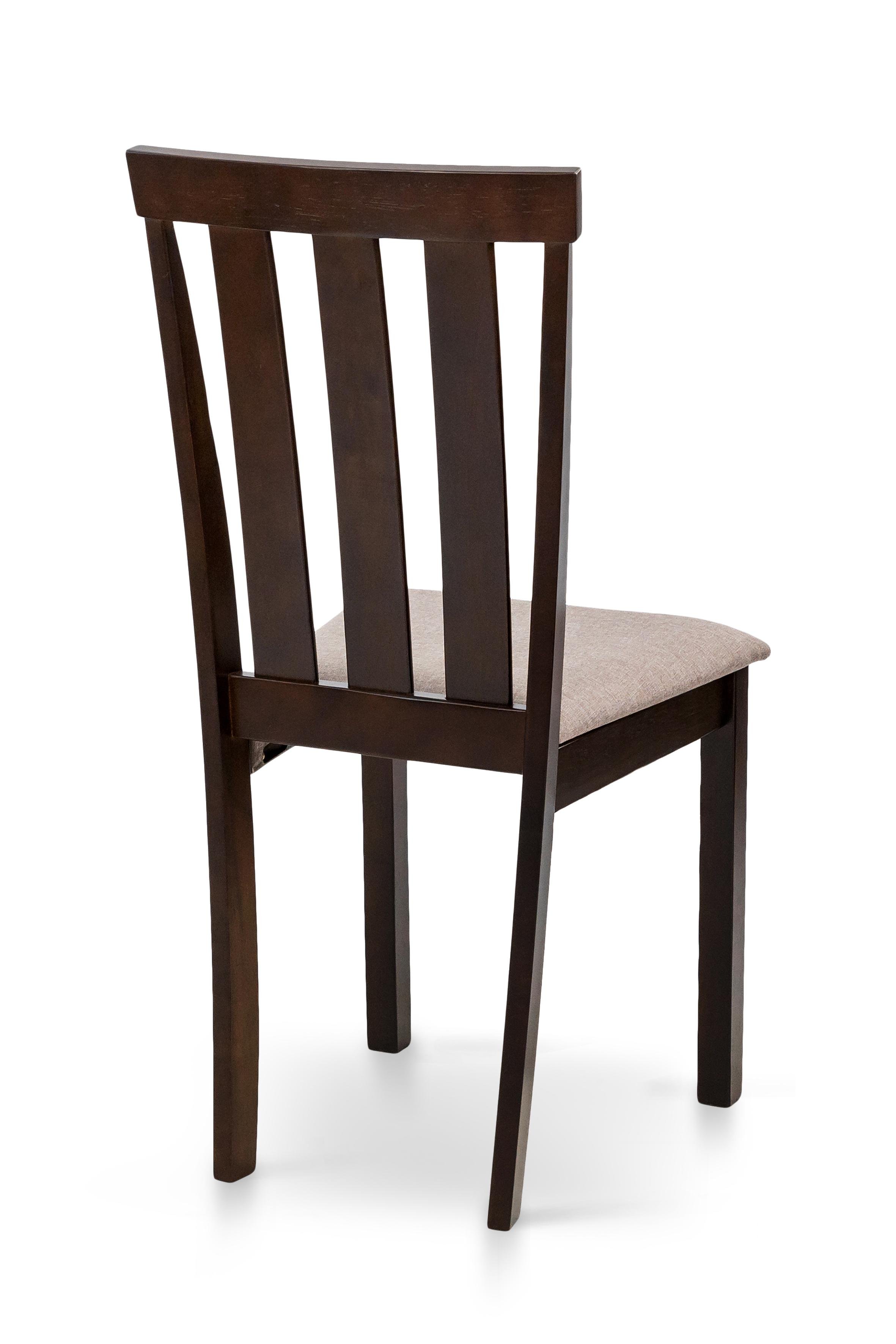 Комплект обеденный Мікс Меблі Юджин стол/4 стулья из МДФ/дерево/ткань Темный орех/Светло-коричневый (А0056113) - фото 10 Комплект обеденный Мікс Меблі Юджин стол/4 стулья из МДФ/дерево/ткань Темный орех/Светло-коричневый (А0056113) - фото 10