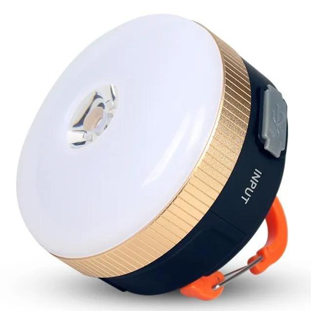 Фонарь кемпинговый YD-7-7SMD с функцией Power Bank и зарядкой microUSB Черный (623510)