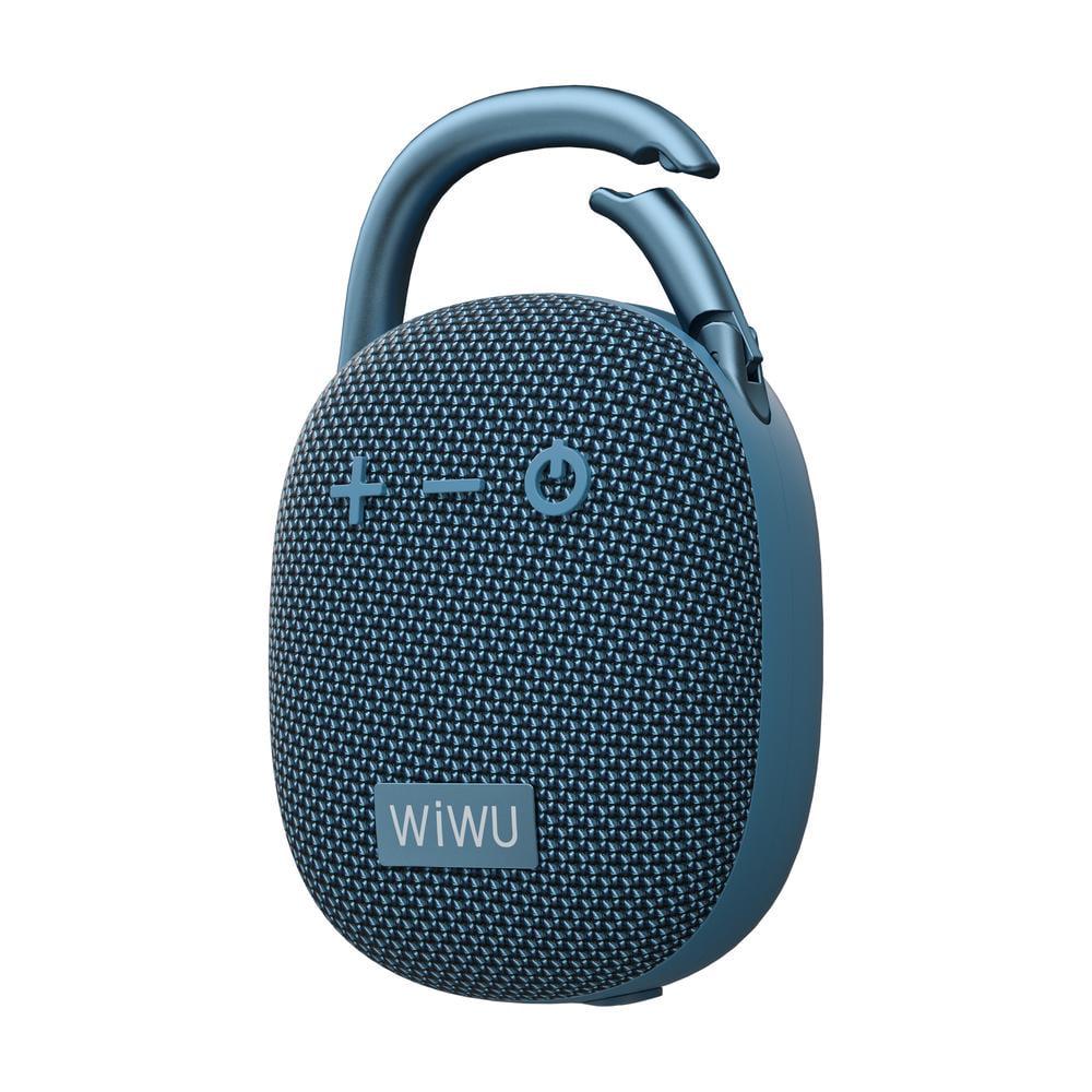 Портативная колонка беспроводная WIWU H3 Clip Fun Portable 5W IPX5 BT5.3 1800 mAh Blue (6977703650716)