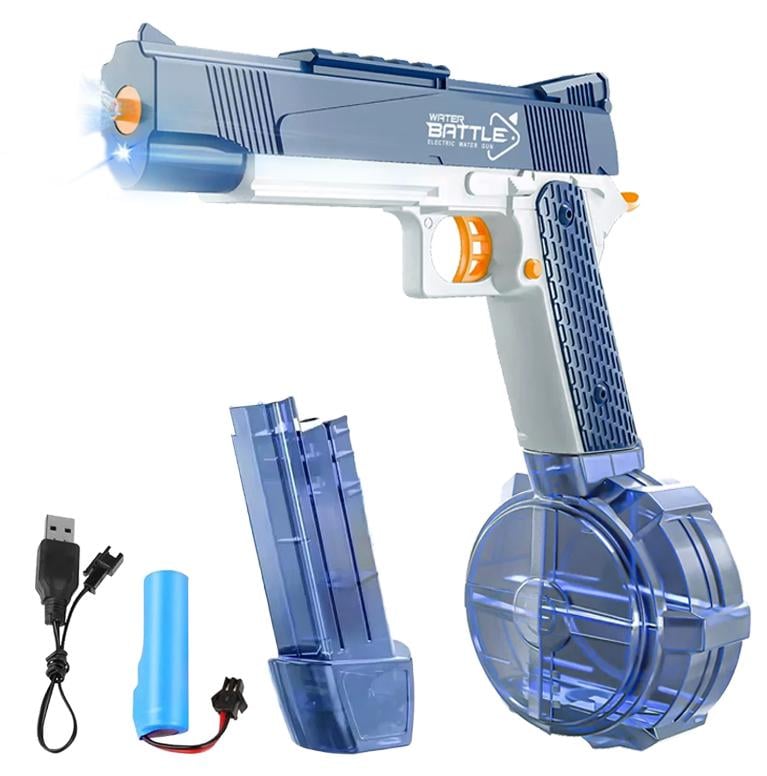 Пистолет водяной аккумуляторный Desert Eagle Water Battle Upgrated с подсветкой/двумя резервуарами Синий (26341440)