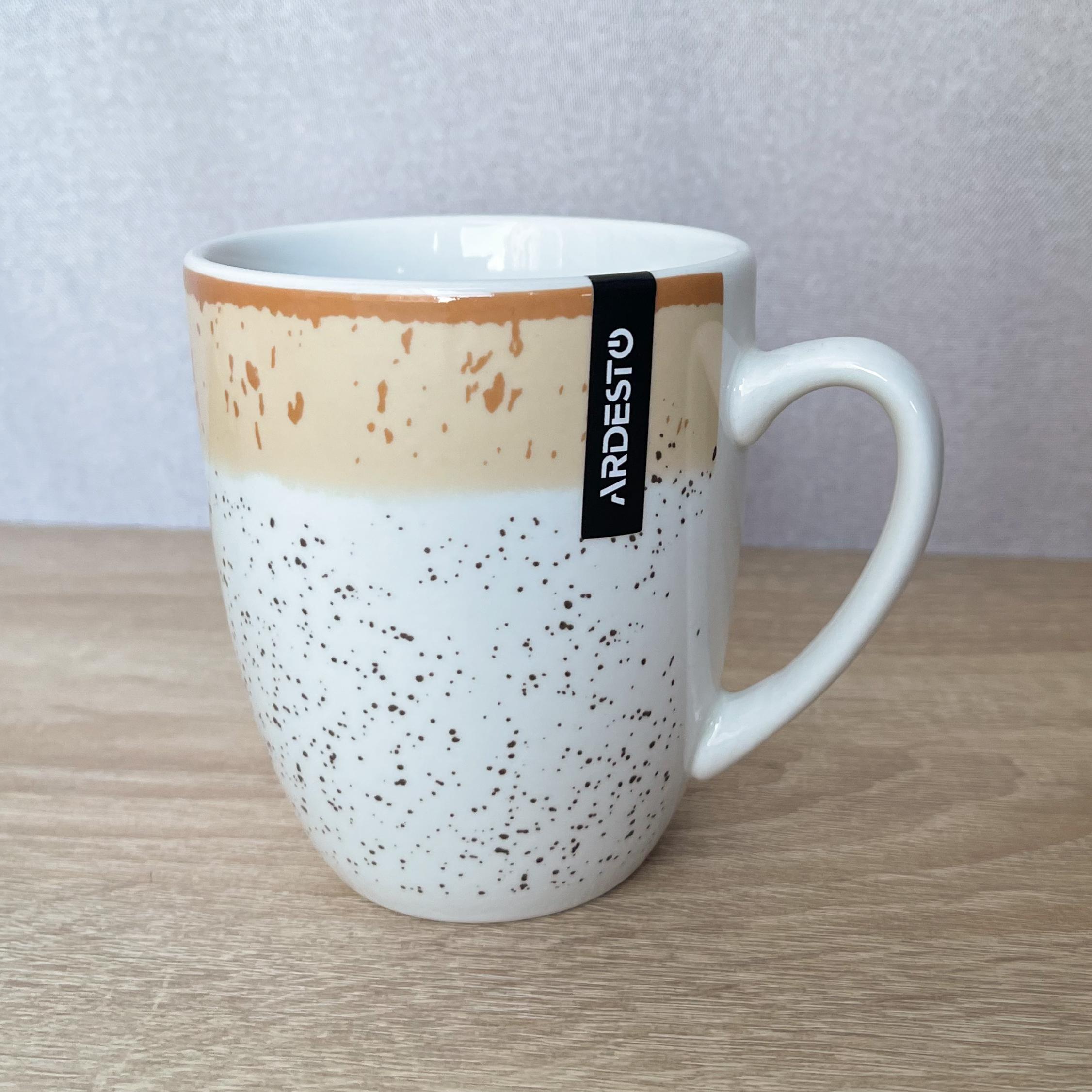 Столовий сервіз Ardesto Siena 5 предметів 1 особа порцеляна Біло-помаранчевий - фото 11