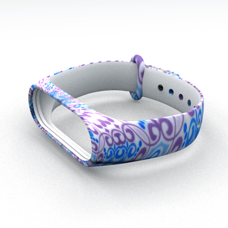 Ремешок для фитнес браслета Xiaomi Mi Band 3 4 Uzor