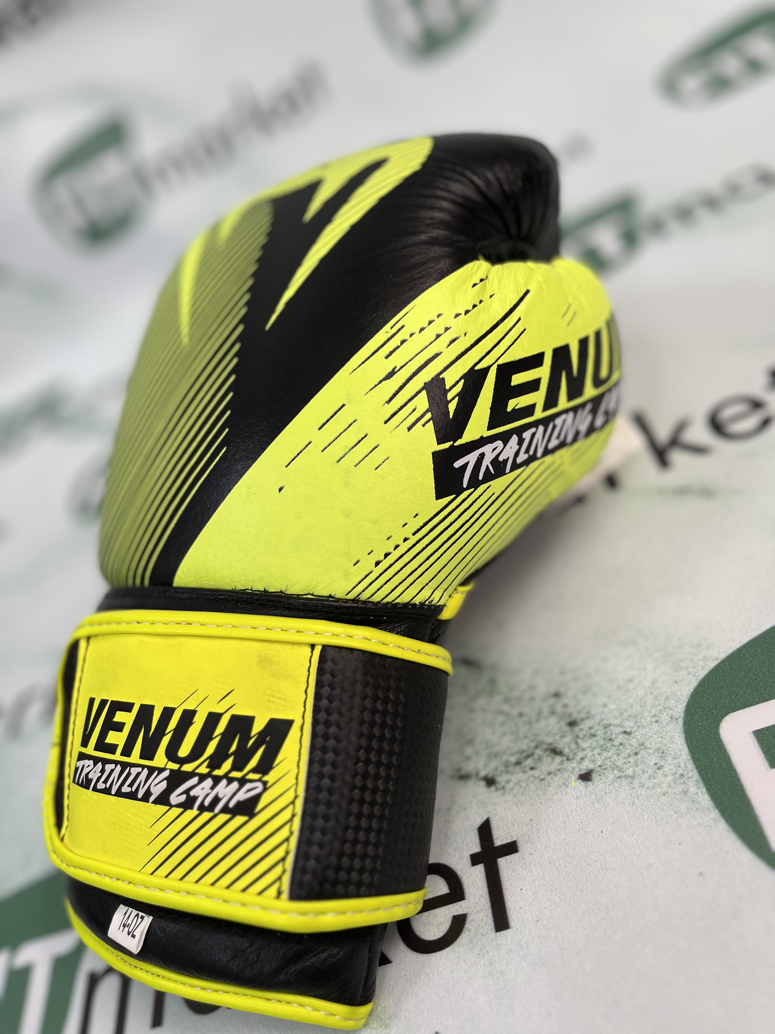 ᐉ Перчатки боксерские Venum Training Camp из кожи 12 унций • Купить в ...