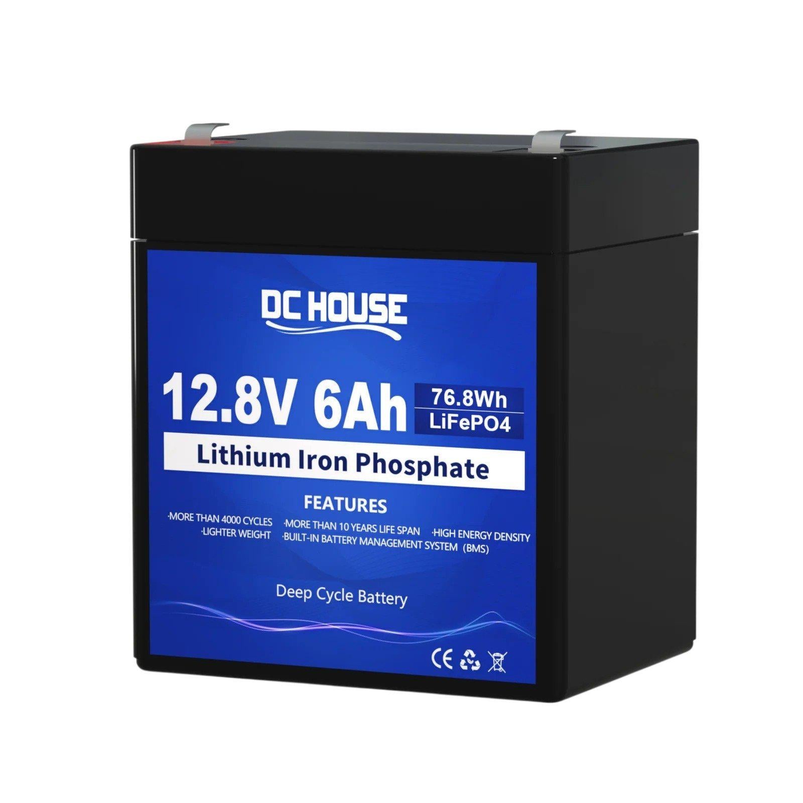 Аккумулятор LiFePO4 DCHOUSE 12 В 6 Ач 3000+ циклов