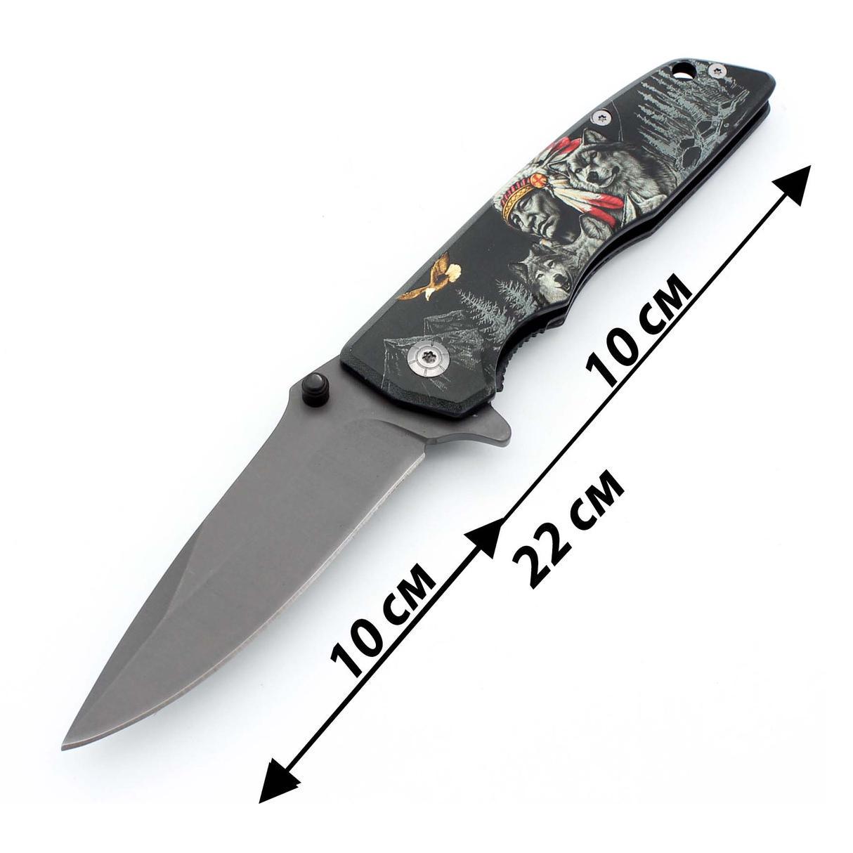 Нож складной туристический Knife A542 (t54192) - фото 3