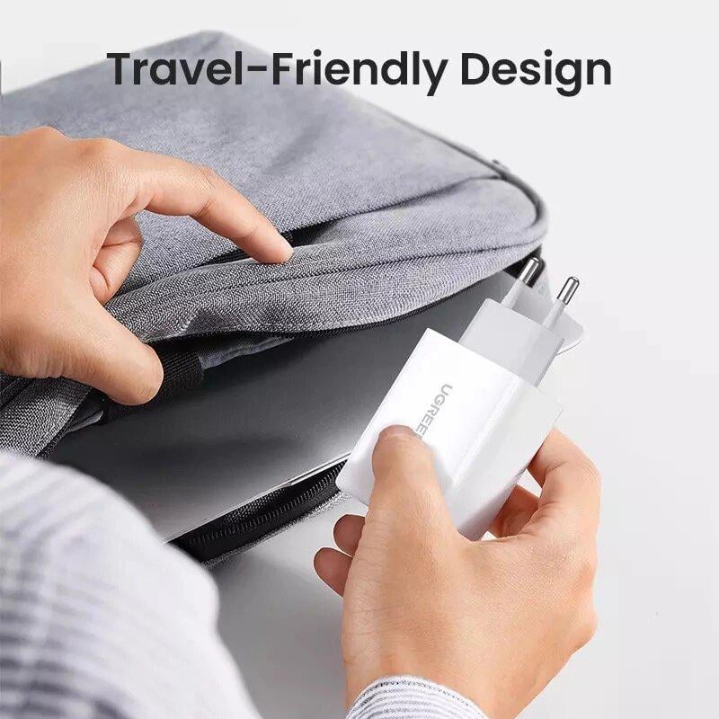 Зарядное устройство сетевое UGREEN CD243 PD 40W Smart Fast Charger White (10343) - фото 8 Зарядное устройство сетевое UGREEN CD243 PD 40W Smart Fast Charger White (10343) - фото 8