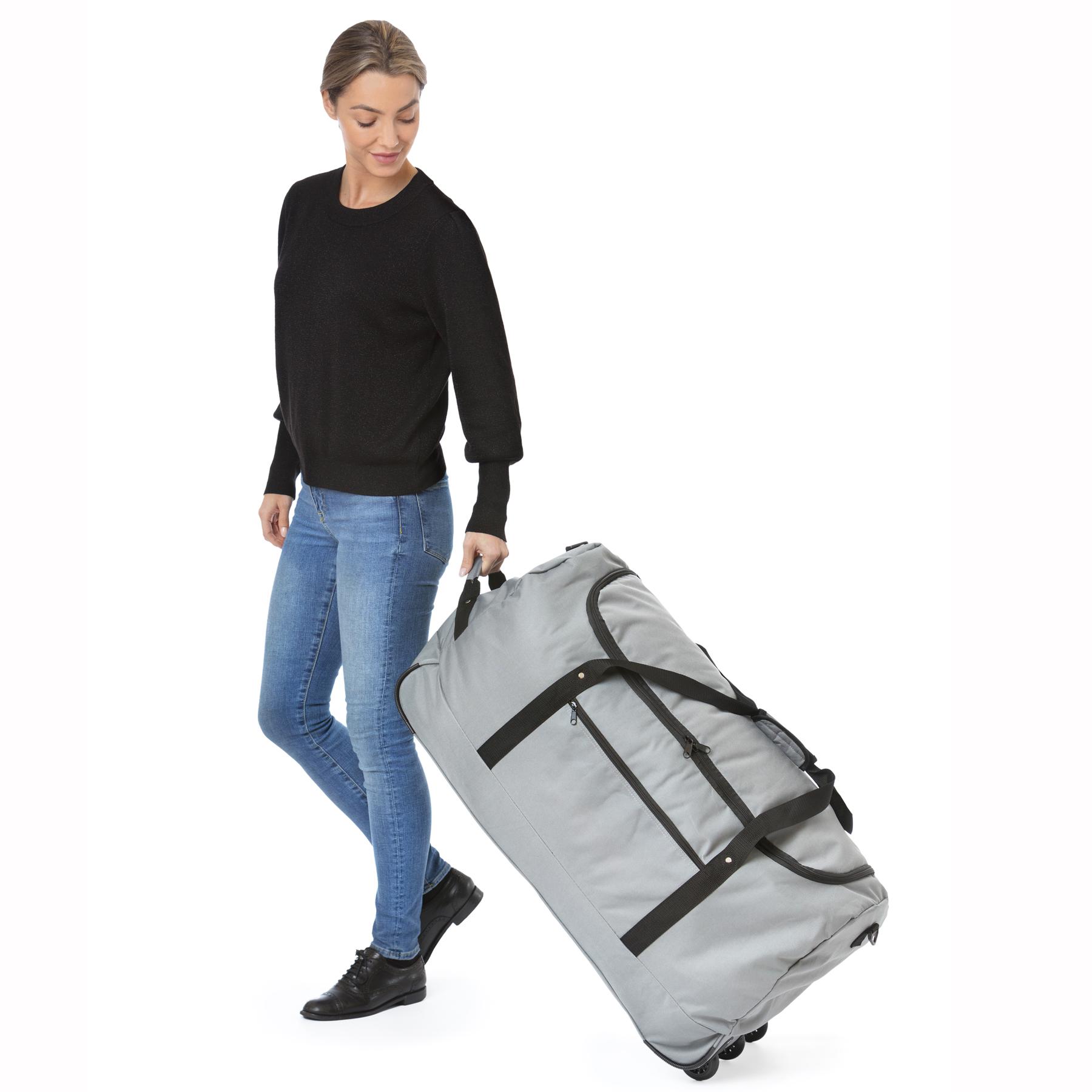 Сумка дорожня на колесах TravelZ Wheelbag 100 Grey (603092) - фото 4