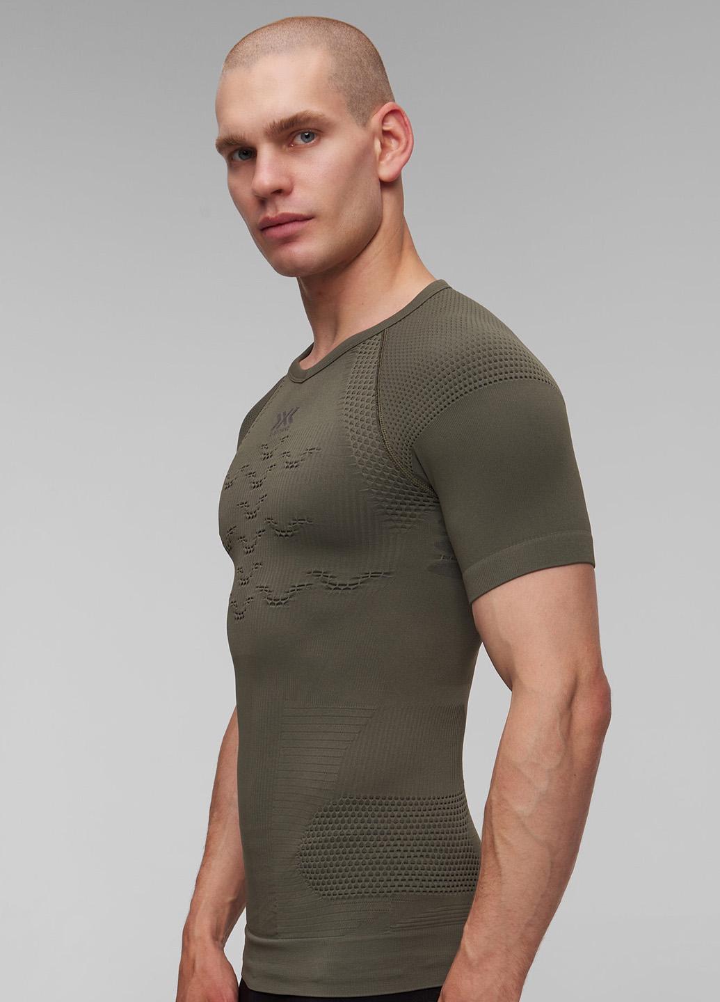 Термофутболка тактична чоловіча X-Bionic X-Plorer Combat Energizer 4.0 E052 L Olive Green/Anthracite - фото 2 Термофутболка тактична чоловіча X-Bionic X-Plorer Combat Energizer 4.0 E052 L Olive Green/Anthracite - фото 2