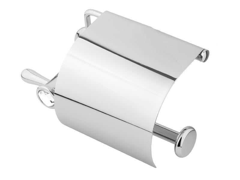 Тримач для туалетного паперу KUGU Bavaria 311C із кришкою Хром (130551) - фото 4