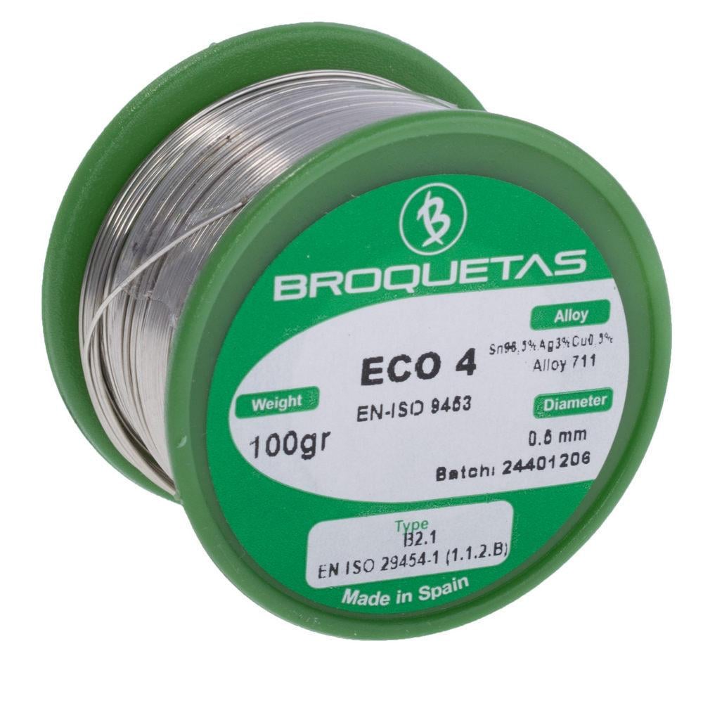 Припій Broquetas ECO4-05/01H зі сріблом 0,5 мм 100 г (10-9-0406)