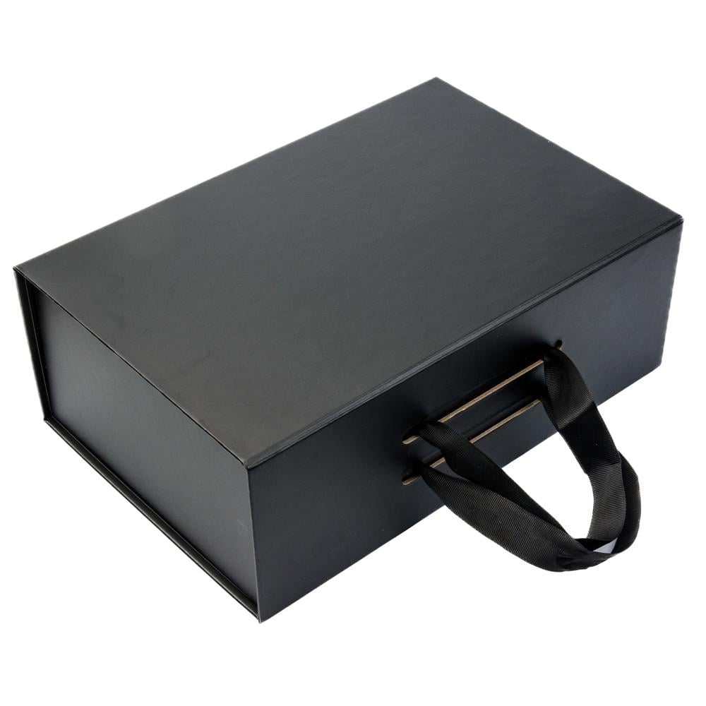 Подарочная коробка Gift Box Unlimited S1 на магнитах с ручками 31х20,5х11 см Black (31205)