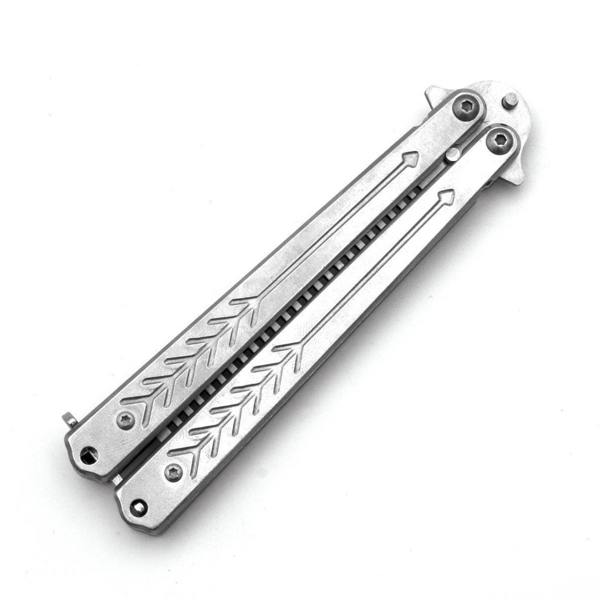 Нож складной тренировочный TH901S бабочка балисонг с лезвием-гребенкой (372292) - фото 3