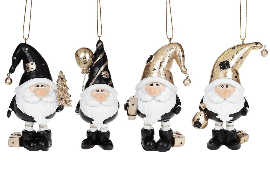 Набор елочных украшений BonaDi Гном 4 шт. (559-499) Набор елочных украшений BonaDi Гном 4 шт. (559-499)