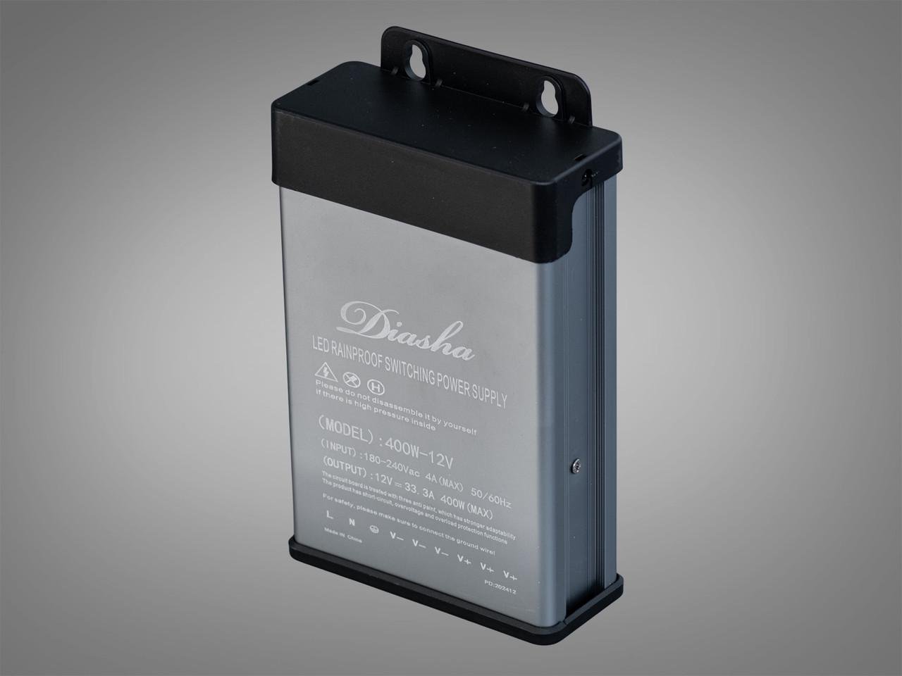 Блок живлення 12В із захистом від дощу NPA-12V-400W-IP44 400 Вт 33,33А (2563846228) - фото 2