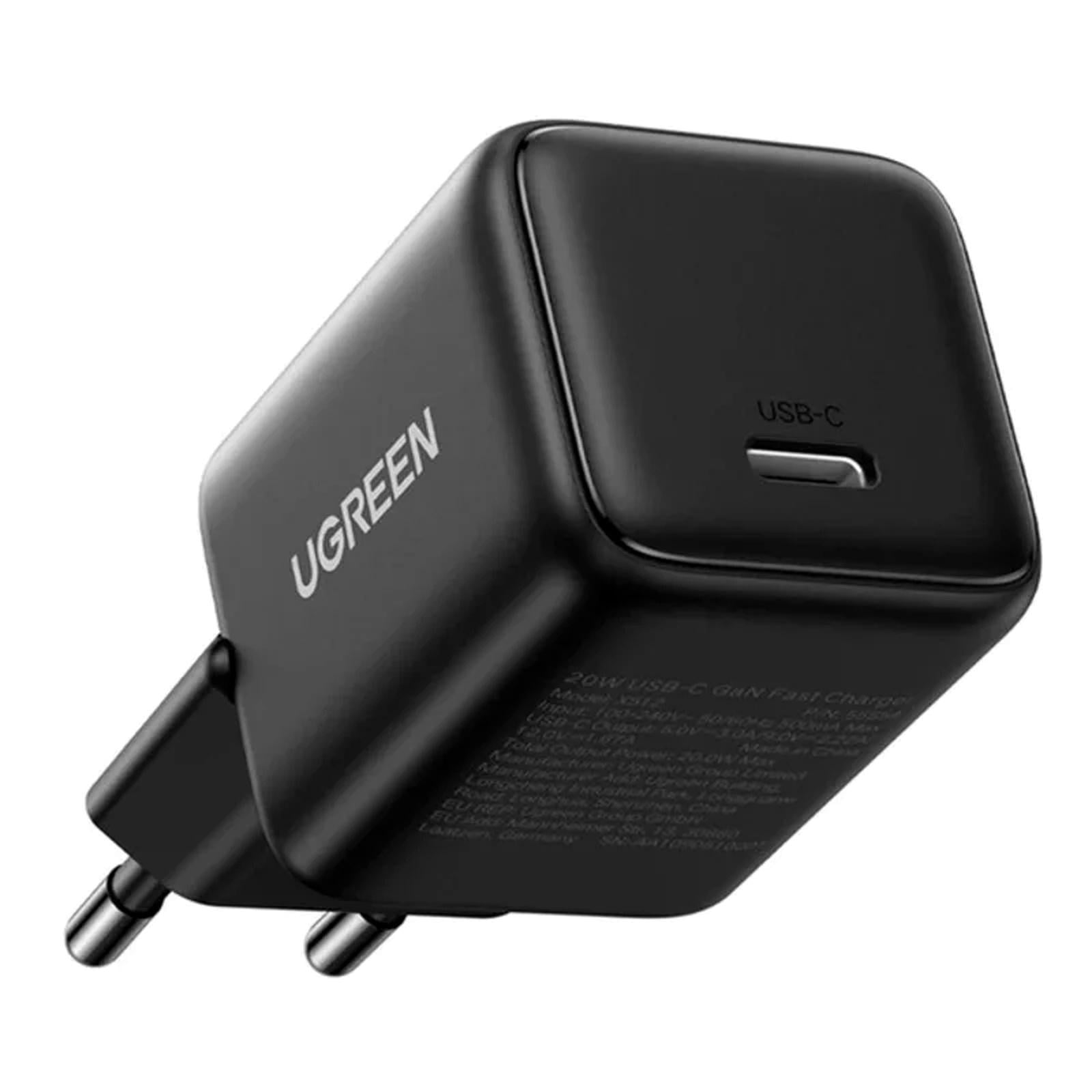 Зарядное устройство для UGREEN X513 USB Type-C GaN PD 3.0 QC 4.0 PPS 30W Черный (UGR-65007)