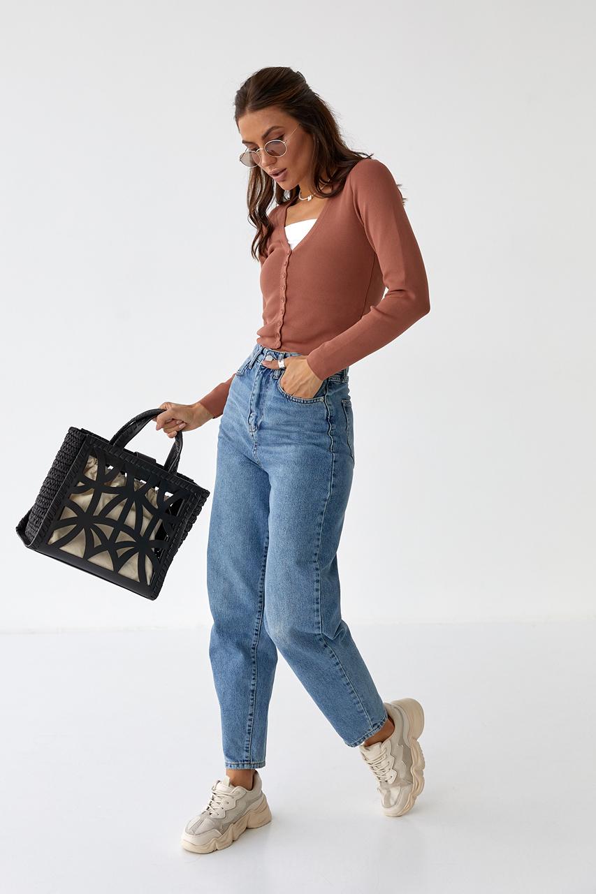 Кардиган Hot Fashion S Коричневый (9527906) - фото 3 Кардиган Hot Fashion S Коричневый (9527906) - фото 3