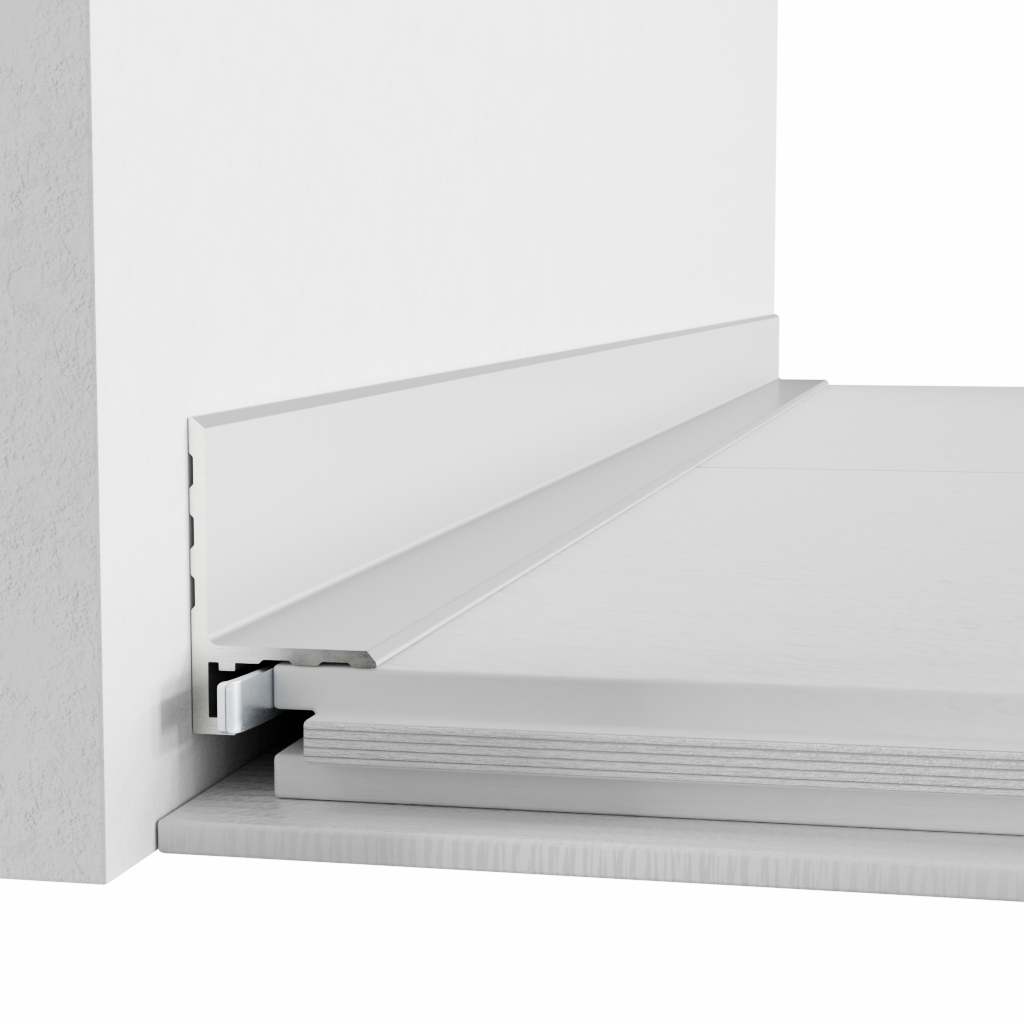 Микроплинтус алюминиевый Thinline SVM-217S 22x2600 мм Серебро (25447779)