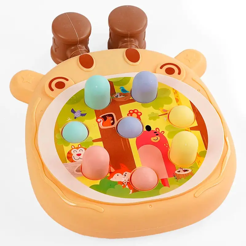 Игрушка стучалка Детская ME 171 с 2 молоточками Жираф (2472374691)