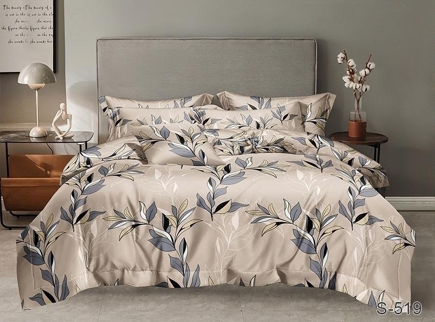 Комплект постельного белья TAGtekstil евро наволочки 50x70 см (S519)