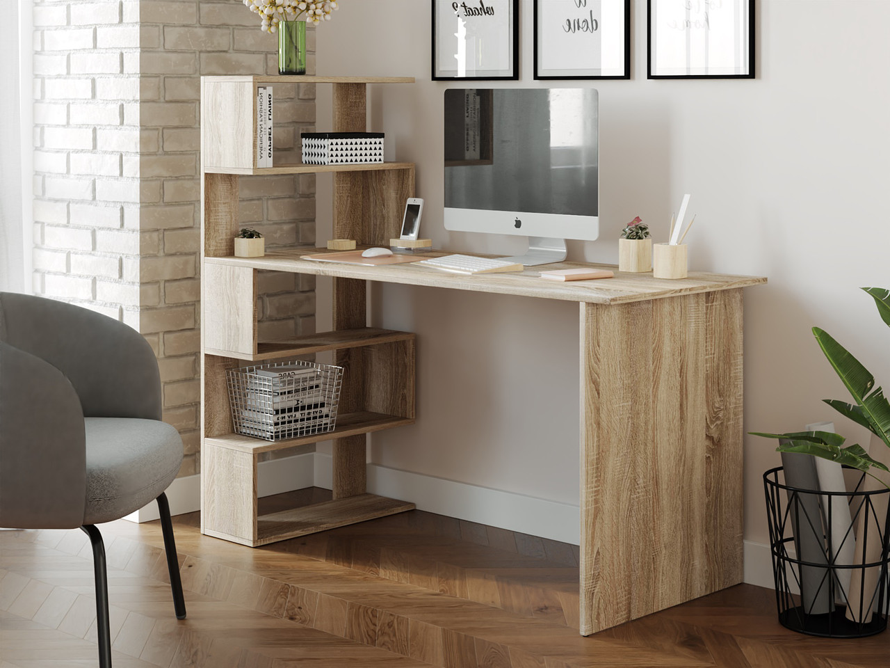 Компьютерный стол Moreli Roland 1416x1226x600 мм (61ea887affd729102b419558) Компьютерный стол Moreli Roland 1416x1226x600 мм (61ea887affd729102b419558)