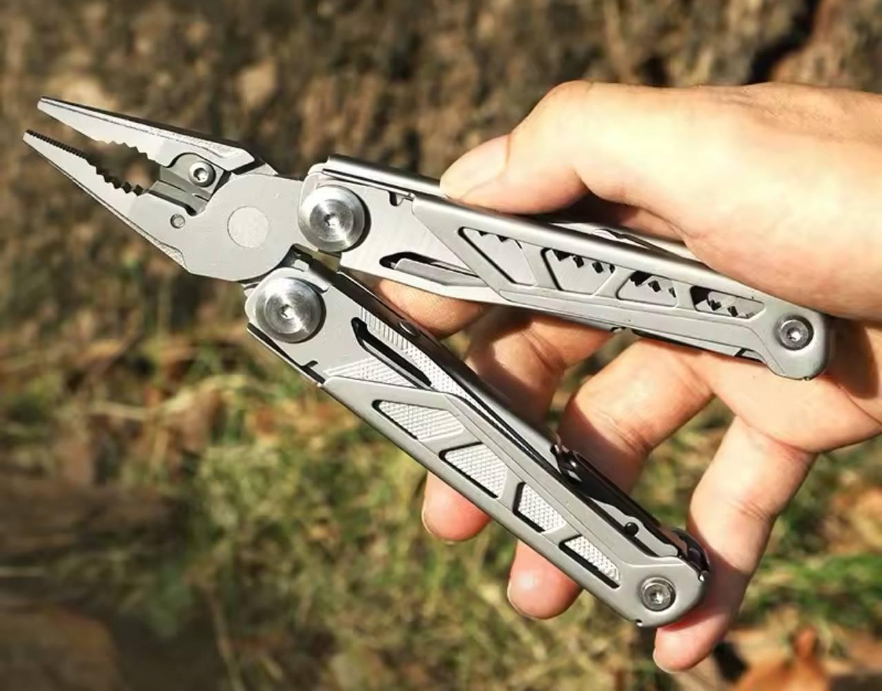 Мультитул із нержавіючої сталі 17в1 (699271174067) - фото 2