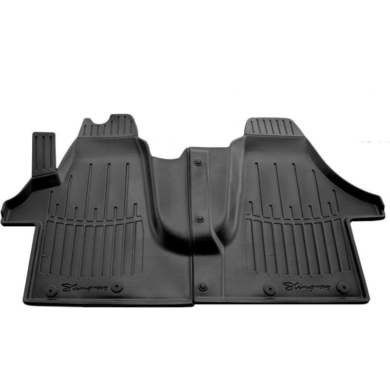 Коврики передние Stingray 3D для Volkswagen T5 2010-2015 гг. полиуретан 2шт. Черный (146373)