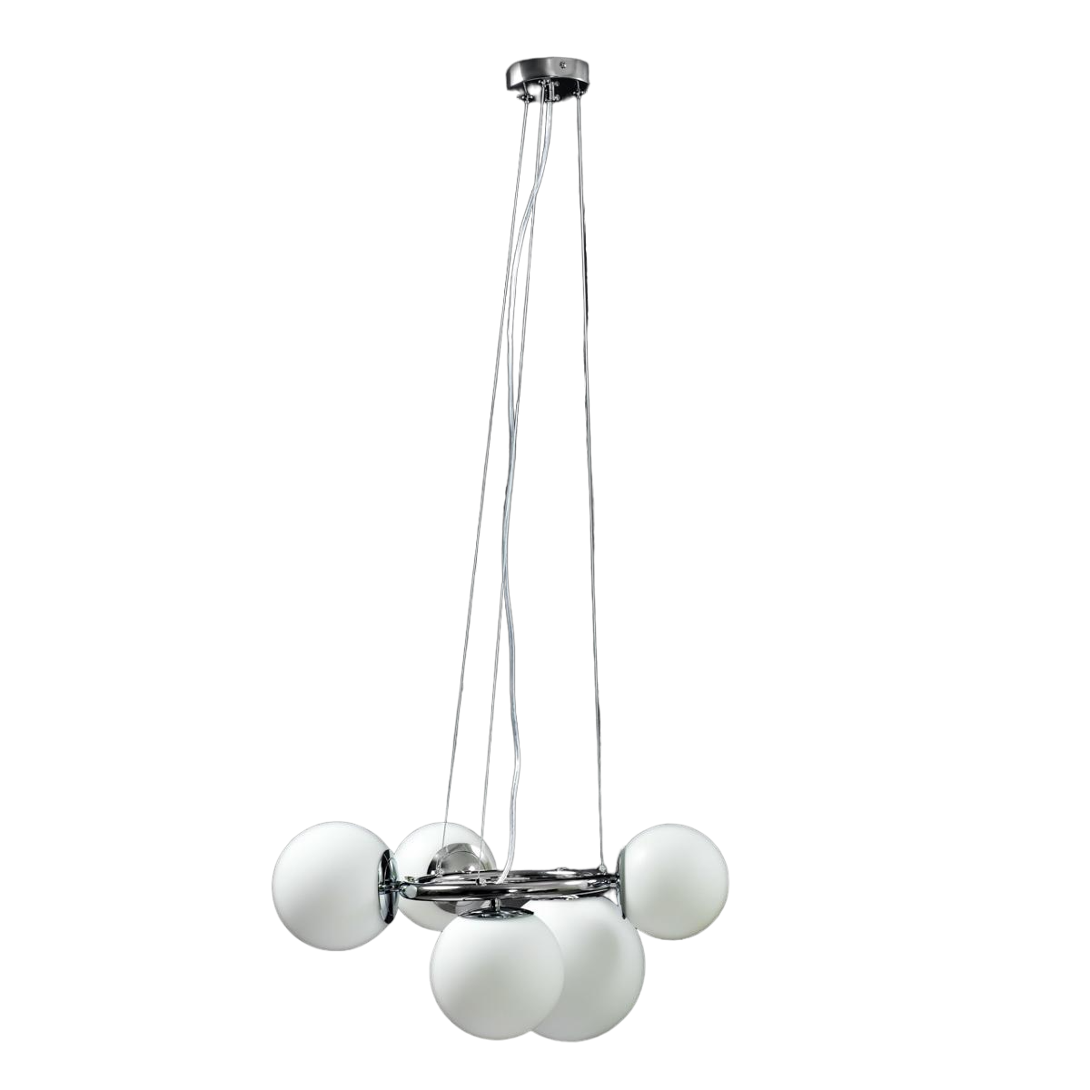 Люстра Loft підвісна Свет DW-2070-5 CR Срібляста