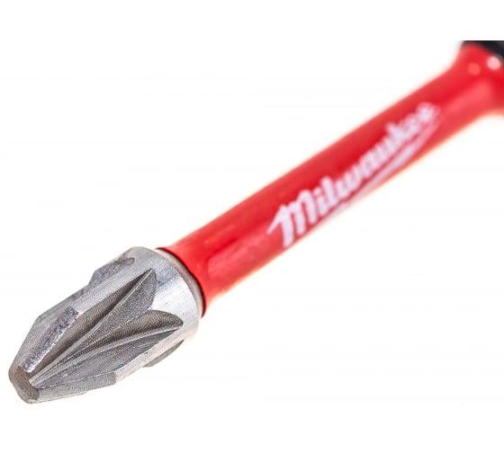 Біта Milwaukee Shockwave PZ2 90 мм 1 шт. (4932430867) - фото 3 Біта Milwaukee Shockwave PZ2 90 мм 1 шт. (4932430867) - фото 3