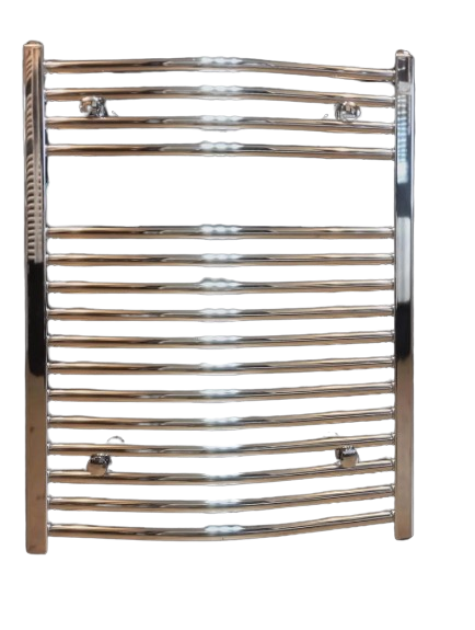 Полотенцесушитель дизайнерский Zehnder Aura Bow 1217х595 мм Хром